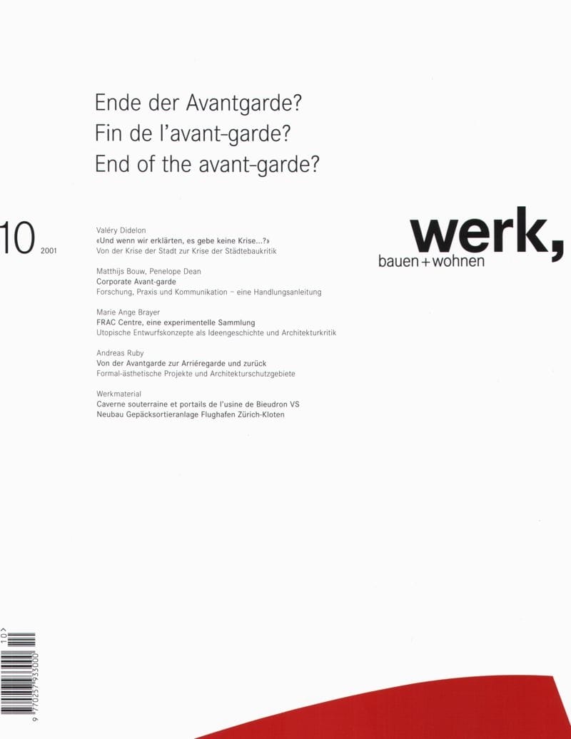 werk, bauen + wohnen