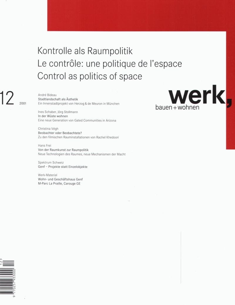 werk, bauen + wohnen